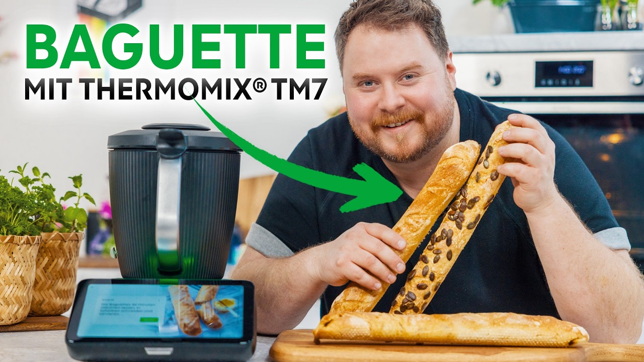 Knuspriges Baguette! 🥖 So gelingt es dir perfekt - mit dem neuen TM7 | Thermomix®️ Backrezept
