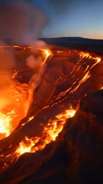 A Giant Fire Pit in the Desert That Won’t Go Out…For 50 Years!😱🔥#MysterioPlace#shortsviral#curiosity