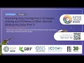 Improving data management strategies, sharing and FAIRness of DNA-derived Biodiversity Data (Part 1)