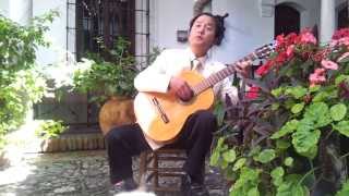 Video thumbnail of ""Danny Boy"(Londonderry Air) / Esteban Jeon (voice & classical guitar)"