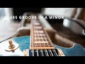 Soulful blues groove guitar backing track in a minor
