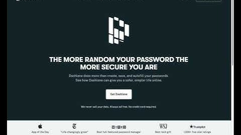 Dashlane Password Manager - How to get Started