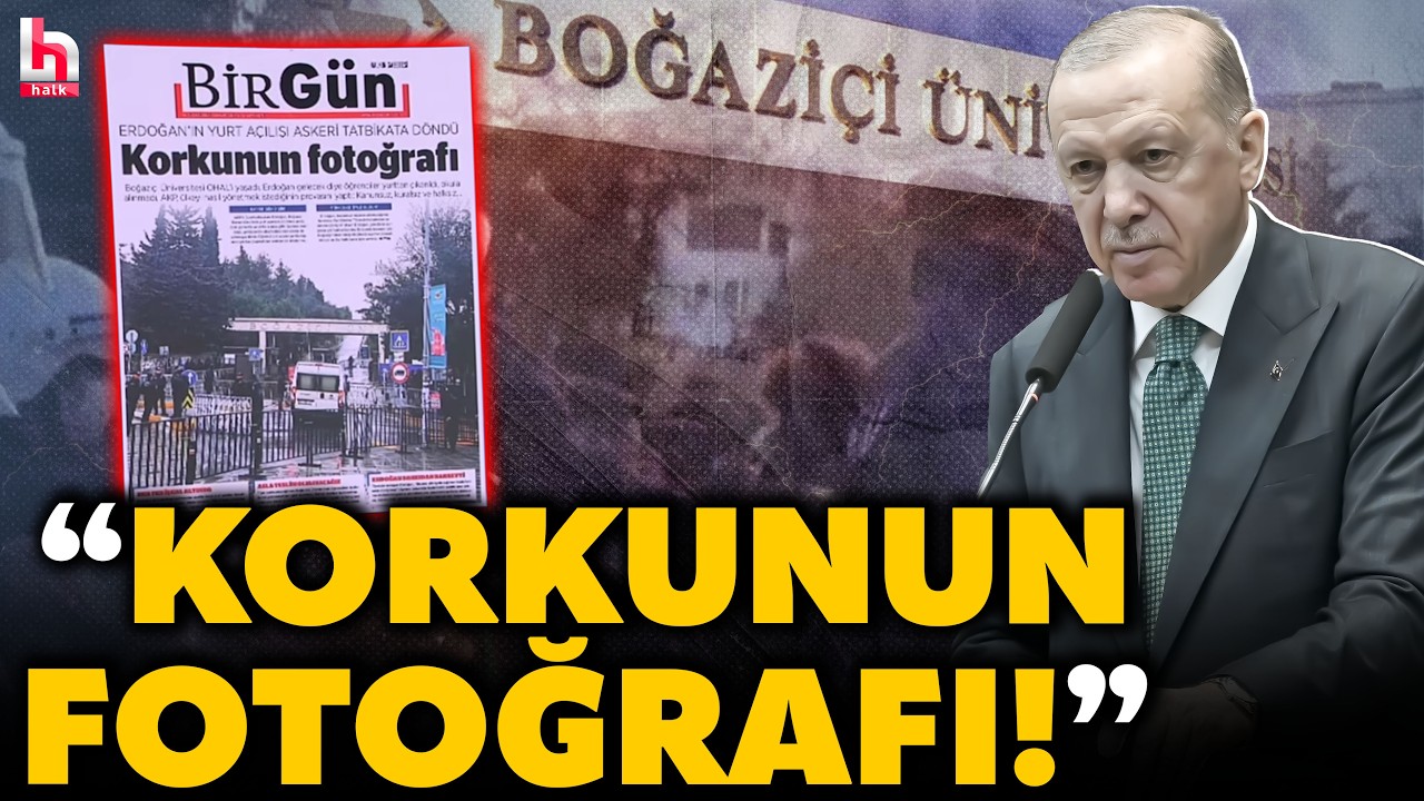 Askeri tatbikat değil yurt açılışı! Erdoğan Boğaziçi'ne geldi! Hayat ve eğitim tamamen durdu!