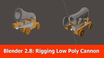 Blender 2.8 : Rigging Low Poly Model