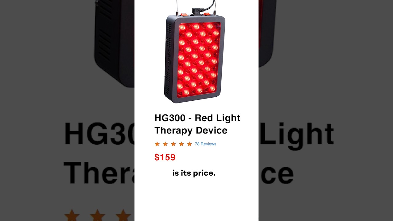 Hooga HG300 Review: Ultra Low-Cost Red Light Panel?