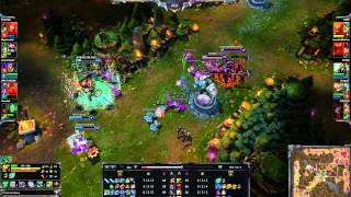 Avoiding Caitlyn's ultimate with flash