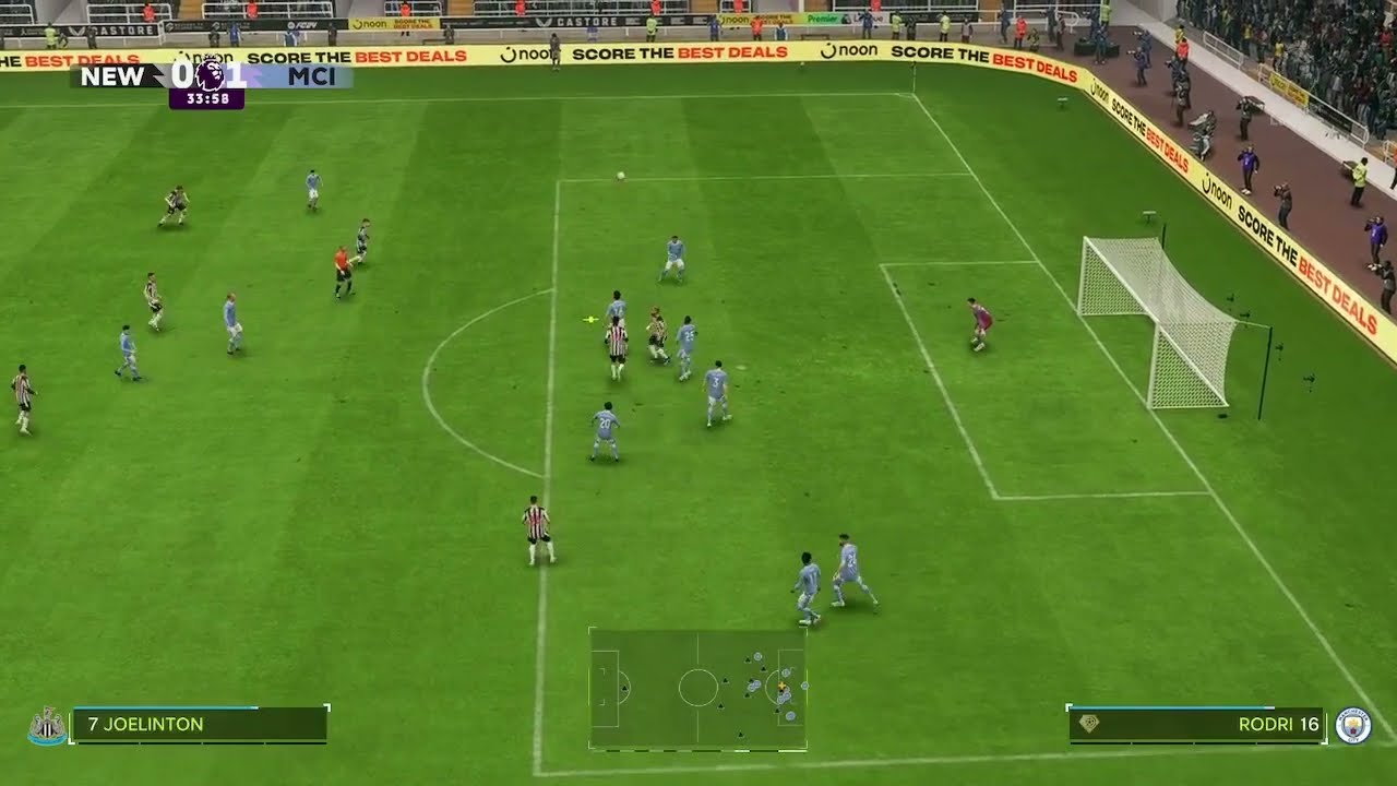 FC 24 Gameplay | Newcastle United vs Man City | Premier League - 2023/2024