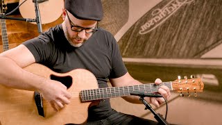 Lee Hollands rendition of Aerial Boundaries by Michael Hedges (1984)
A famous track for acoustic by Michael Hedges, creative and innovative music, with a bit of soul and reverb.
The brilliance and clarity of the McPherson are on display here, along with the exceptional sustain.
MG 4.5 Flamed Koa & Bearclaw Sitka Spruce. Played by Lee Holland Lee Hollands rendition of Aerial Boundaries by Michael Hedges (1984)
