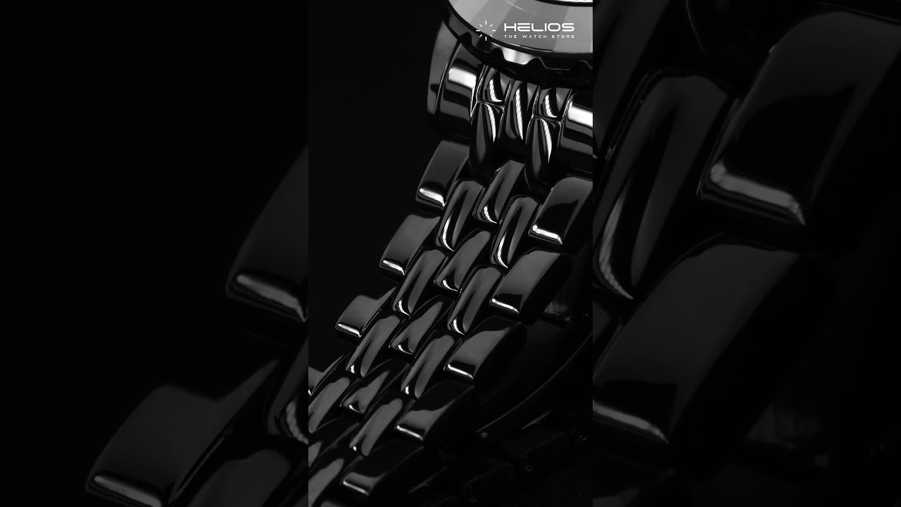 Swarovski | Black Moonphase Women Watch | Helios By Titan 