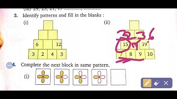 Patterns class-5 maths chapter -8 exercise