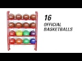 Wall-Mounted Ball Rack for Easy Storage Wall-Mounted Ball Rack for Easy Storage
