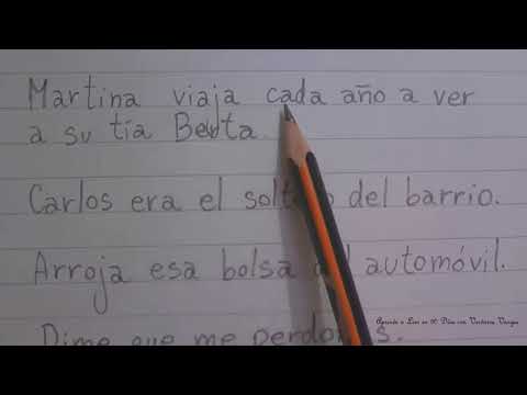 Aprende a Leer en 90 Días: Ejercicio N° 32