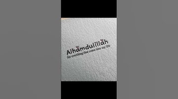Thumbnail of alhamdulillah for everything.. ❤💫..status whatsApp status#shorts #jummamubarakstatus #alhamdulillah