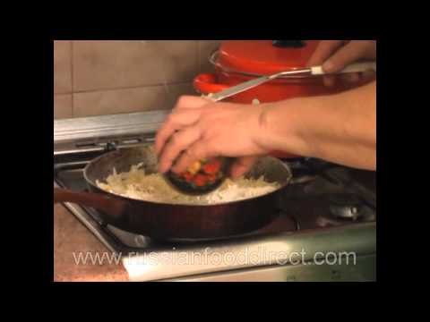 Russian Food Recipe - Sauerkraut Soup 