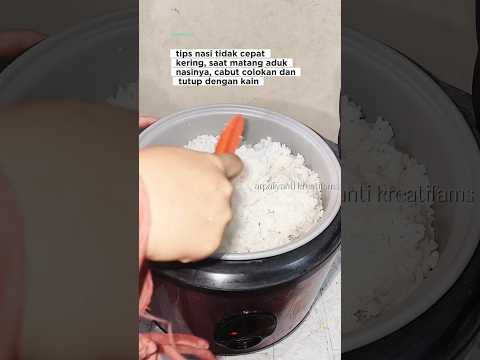Tips Nasi Tidak Cepat Basi Dan Tidak Cepat Kering Tipsandtricks Lifehacks Viralvideo Shortsvideo 