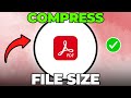 Compress PDF Files in Adobe Acrobat Pro 📄