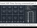 AutoCAD Time Saving Tricky Command Part 3, Top 6 Time Saving #command #autocad #biggners