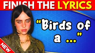 FINISH THE LYRICS 🎼 Most Popular Songs (2020-2025)🎶📀 | Mind Games