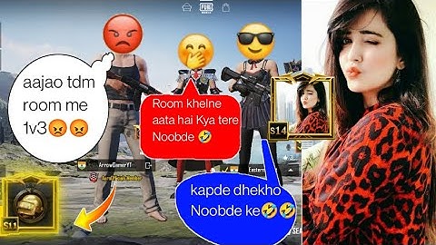 Random 3 players call me Noob / challenge for 1vs 3 TDM room (part - 46)