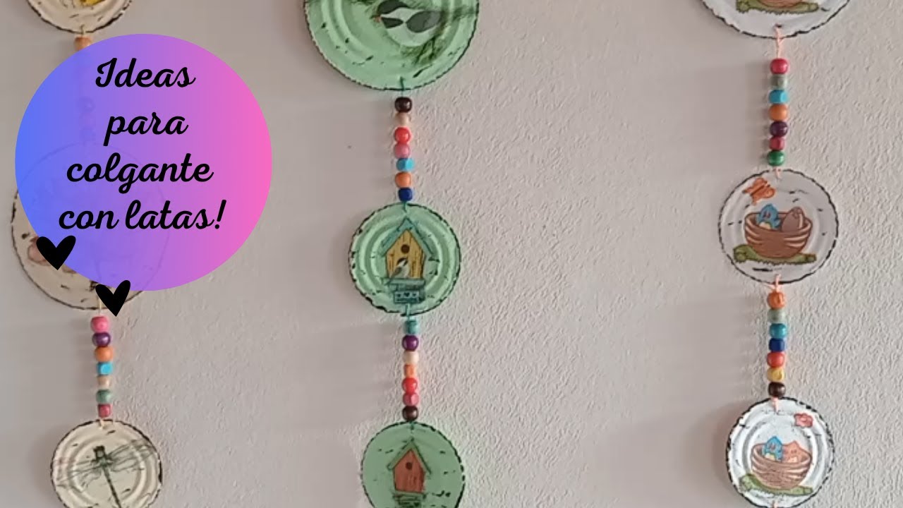 Reutiliza tus LATAS!! NO TIRES! PROYECTO N° 1 CUADRITOS