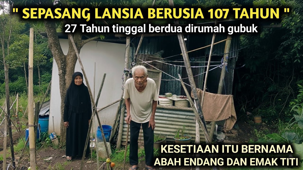 SEDIH‼️KAKEK BERUSIA 107 TAHUN TINGGAL DIRUMAH GUBUK DITENGAH PERKEBUNAN LEMBANG