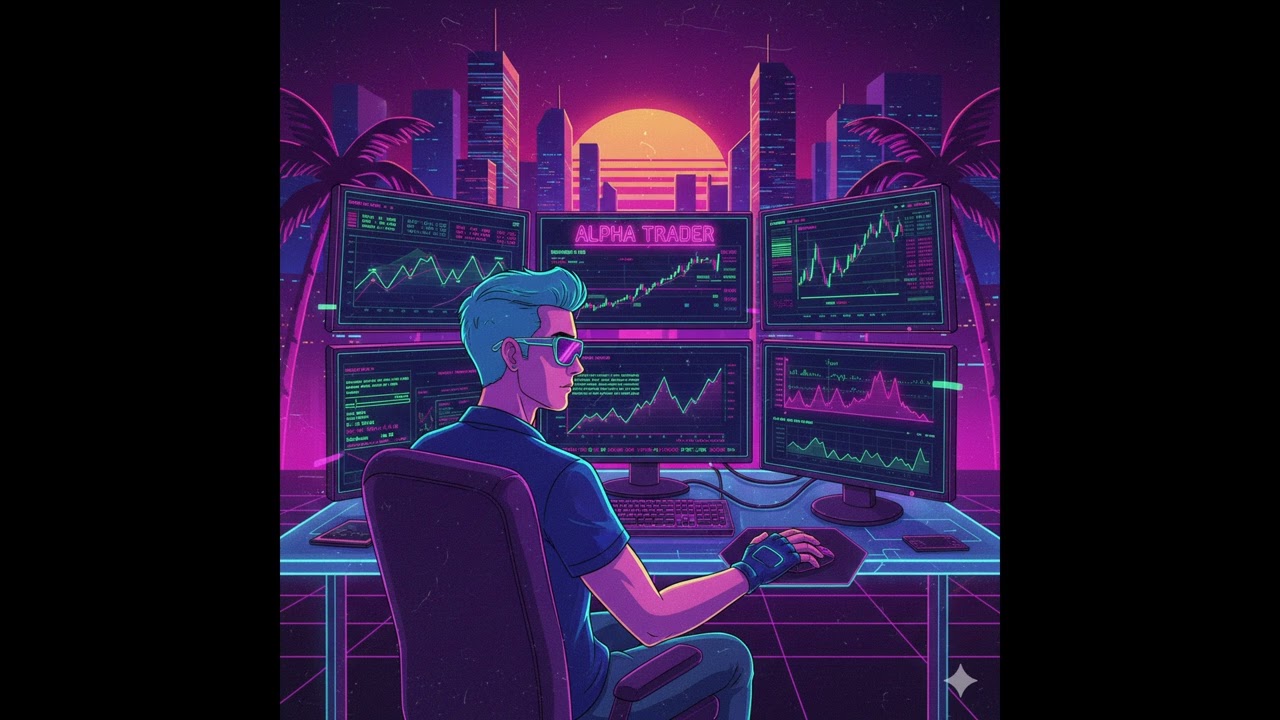 Day Trading Focus Synthwave Music for Long Trading Sessions