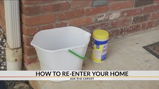 How to safely re-enter you home after essential work or trips to stop spread of COVID-19