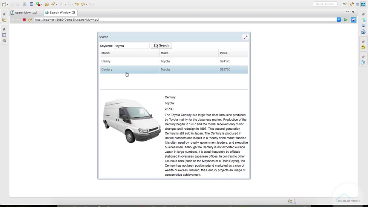 Demo P3COBOL con ZK Framework - YouTube