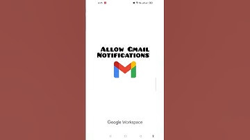 How to allow gmail notifications?#gmail #google