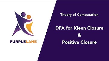 13  Minimal DFA for Kleen Closure and Positive Closure