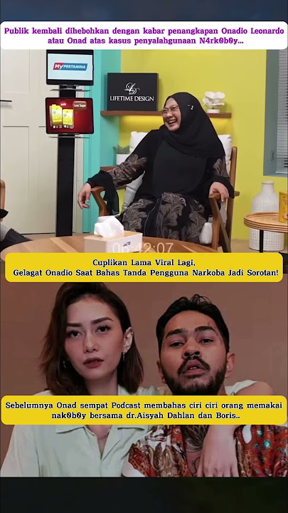 Onad sempat membahas soal tanda-tanda pengguna narkoba dengan dr.Aisyah.#beritaterkini
