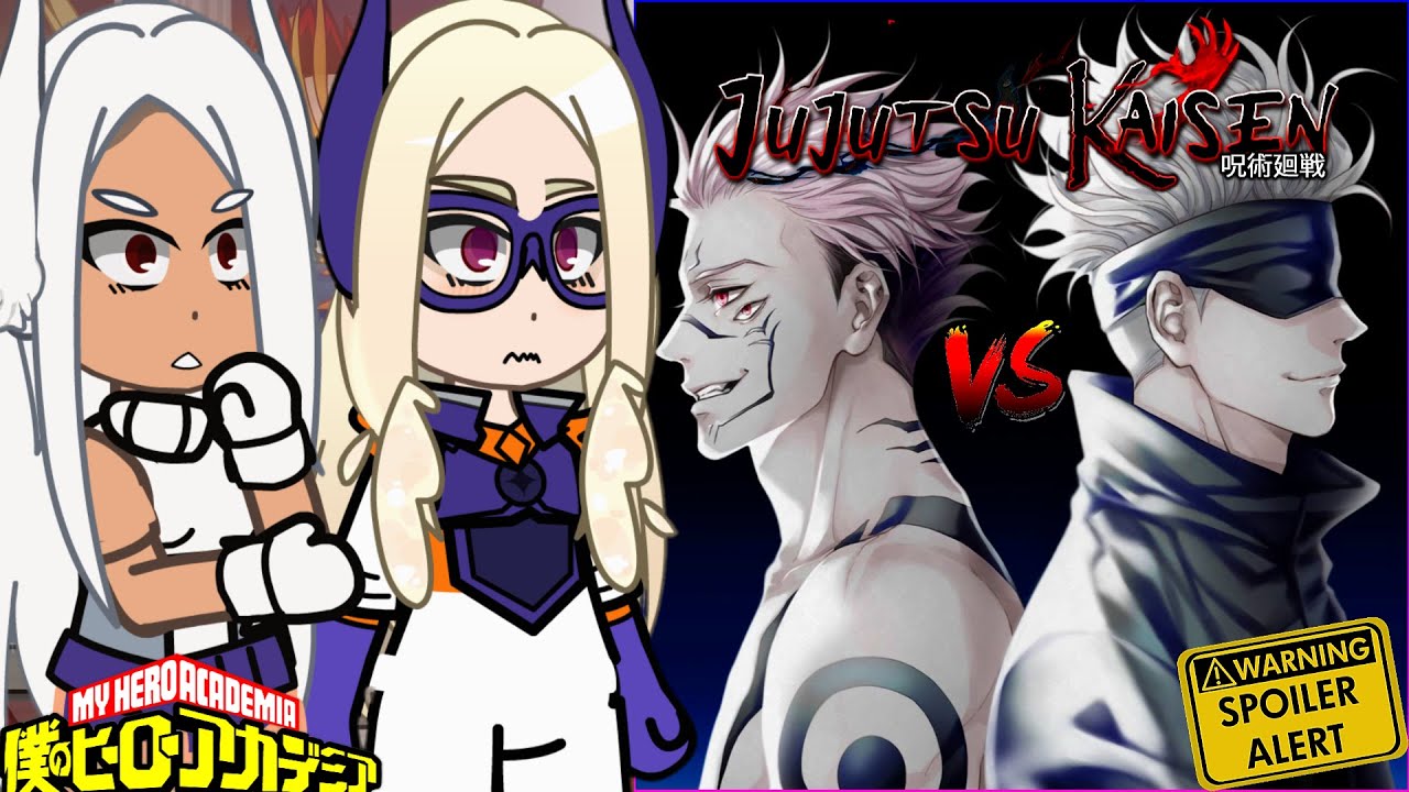 MHA/BNHA Pro heroes react to Gojo vs Sukuna  || Gacha React || Part- 2