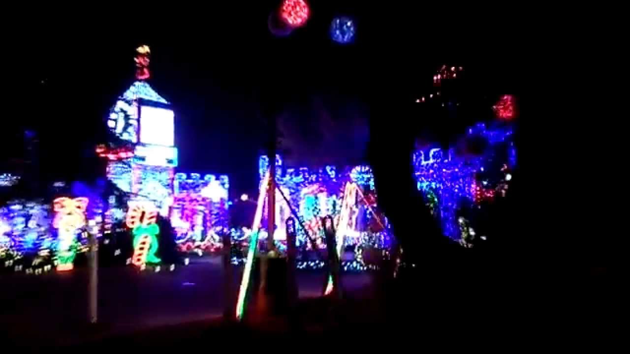Fresno Xmas Tree Lane 2014 YouTube