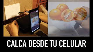 How to trace a drawing from your cell phone or tablet. Camera lucida. screenshot 4