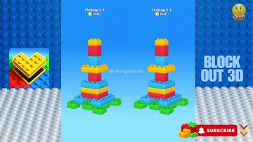 Blockout 3D - Level Challenge 3 Towel - Gameplay walkthrough