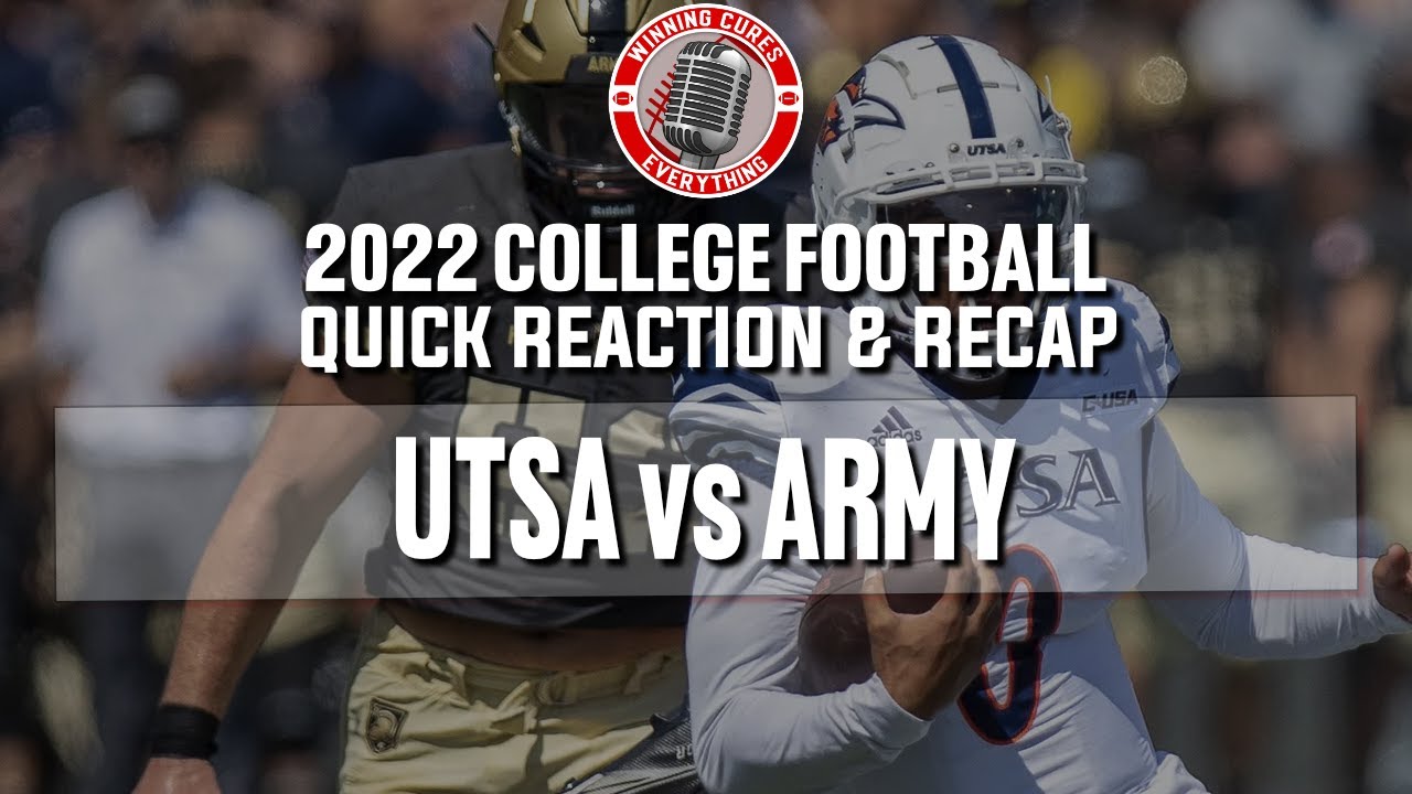 What TV channel is UTSA vs Army football on today? Free live ...