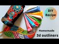 Homemade 3D outliner/DIY Puffy paints/Make your own craft supplies/CreativeCat