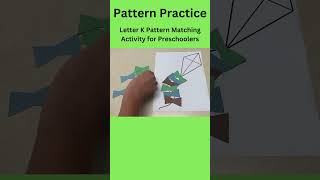 Pattern Matching 🪁 Activity for Preschoolers #shorts #preschoolactivity #pattern