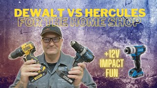 Hercules vs Dewalt 20v Brushless Drill for the Home Shop (+12v Impact Driver) | Unboxing and Review