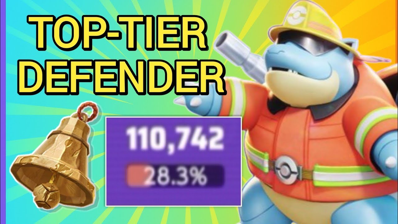 Buffed BLASTOISE With Vanguard Bell Is A Total Criminal | Pokemon Unite