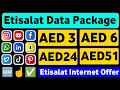 Etisalat data package  etisalat data package monthly  etisalat internet package  etisalat package