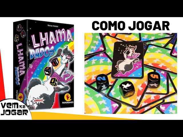 Place Games Lhama Dados Jogo de Dados PaperGames J061