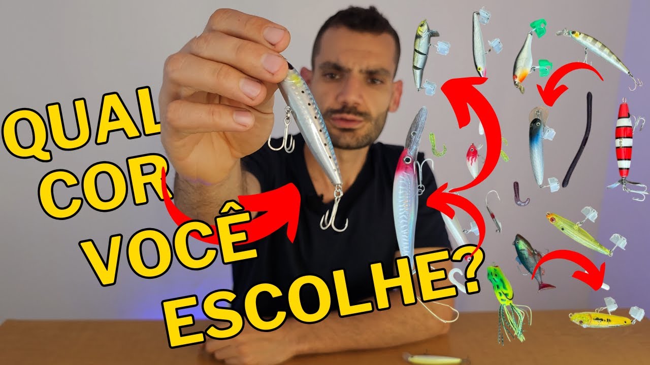 ÁGUA SUJA OU LIMPA, QUAL COR DE ISCA ARTIFICIAL UTILIZAR? PESCA COM ISCAS ARTIFICIAIS.