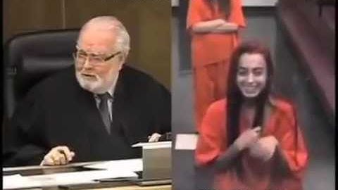 Judge flips out after getting flipped off