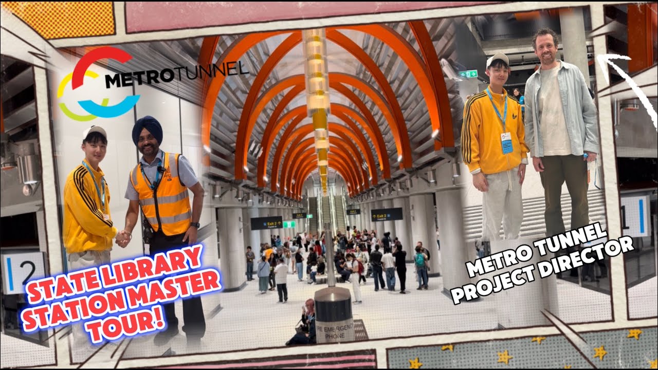 UNVEILED  BRAND NEW State Library Station SNEAK PEEK! | Metro Tunnel