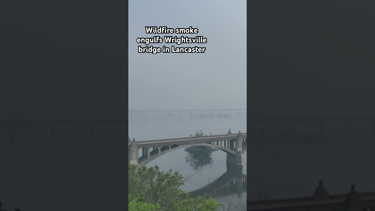 Canada wildfire smoke in Pennsylvania #weather #fire #smoke #wildfires