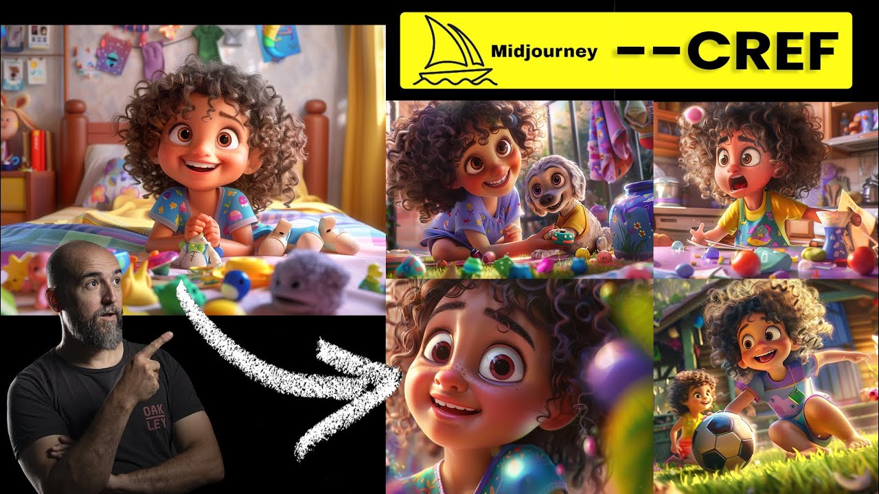 🎉¡BOMBAZO!🎉 Personajes CONSISTENTES en Midjourney💥--CREF🚀📚 - YouTube