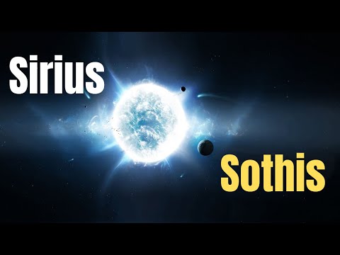 Sirius - the brightest star in the night sky - Sothis among the ancient Egyptians