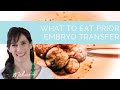 What to eat prior embryo transfer: 3 key diet changes