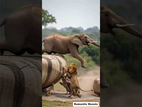 Jackals Elephants Lion And Tiger All The Animals Are Gone Crazy